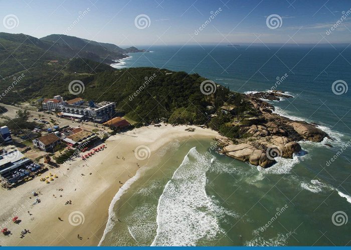 Joaquina Beach Aerial View Dunes in Sunny Day - Joaquina Beach - Florianopolis ... photo