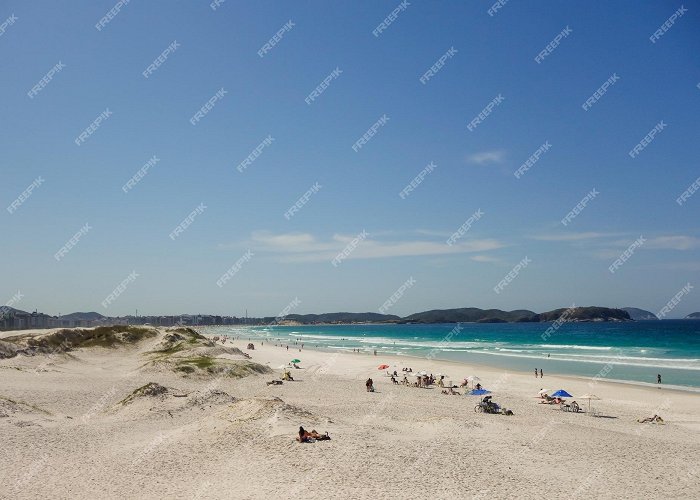 Forte Beach Premium Photo | Sand dunes in forte beach. cabo frio, rio de ... photo