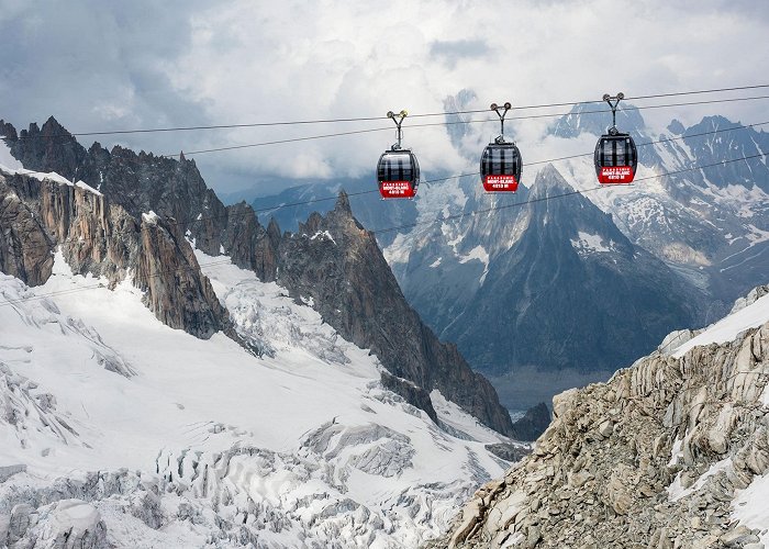 Panoramic Mont Blanc Gondola Ride the Cable Car to the Top of Mont Blanc in France photo