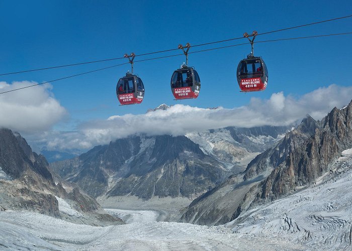 Panoramic Mont Blanc Gondola Hovering over the French Alps, Above Chamonix by Rick Steves photo