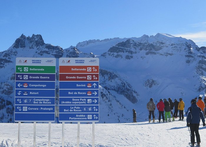 07 Campolongo Arabba/Marmolada, Italy, Jan. 23, 2018 | Liftlines Skiing and ... photo