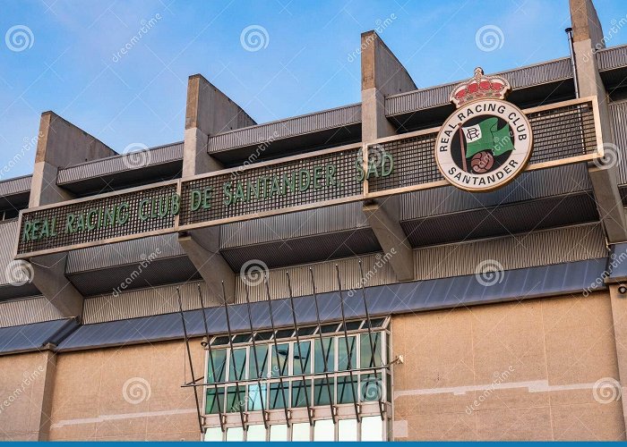 El Sardinero Stadium Main Facade of the Stadium `El Sardinero` Editorial Image - Image ... photo