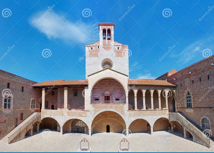 Palace of the Kings of Majorca The Palace of the Kings of Majorca in Perpignan, France Stock ... photo