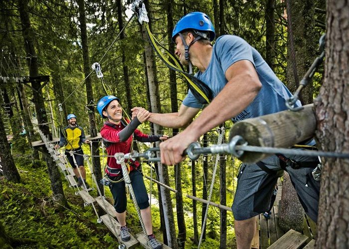 Hochseilpark Saalbach Hinterglemm High Ropes Park Saalbach - Saalbach photo