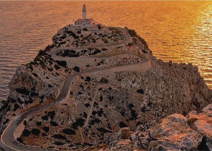 Cap de Formentor the most beautiful sunsets of mallorca photo