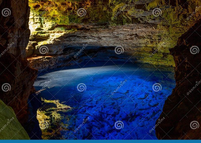 Blue Lagoon Poço Encantado Stock Photos - Free & Royalty-Free Stock Photos ... photo