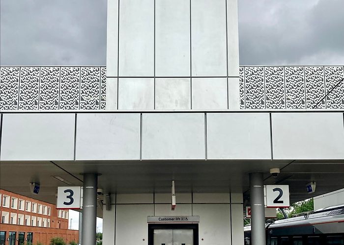 Cambridge Train Station A Fearsome Beauty (Cambridge North station, Cambridgeshire, UK ... photo