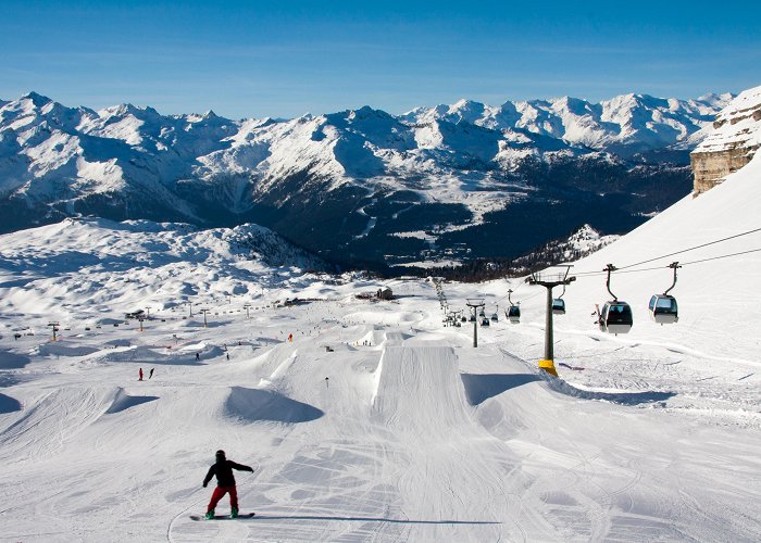 Groste Madonna di Campiglio in the Italian Dolomites offers small-town ... photo