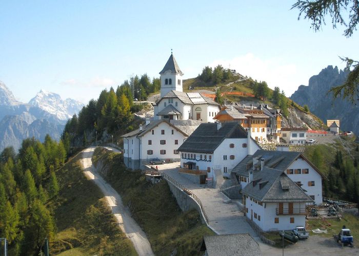 Mount Lussari Cable Car Visit And Explore The Monte Lussari Sanctuary above Tarvisio, Italy photo