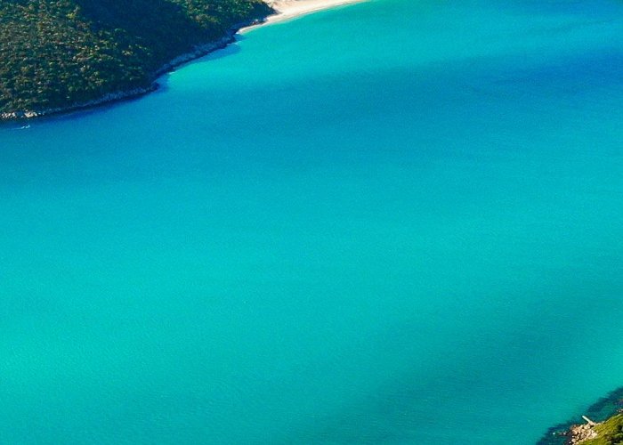 Atalaia View Paradise Beach aerial view, Arraial do Cabo, Rio de Janeiro State ... photo