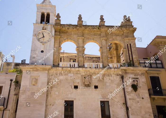 Mercantile Square Sedile Palace Mercantile Square Old Bari Stock Photo 1296626935 ... photo