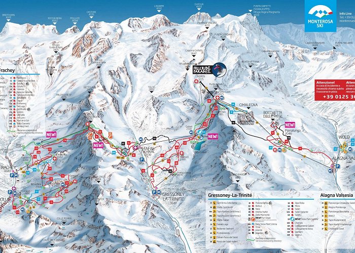 Bettaforca The Monterosa Ski is one of the largest ski domain on Italian Alps photo