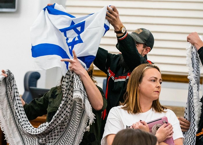 Chambers Place Shopping Center Pro-Palestinian protesters take over Denver City Council meeting ... photo