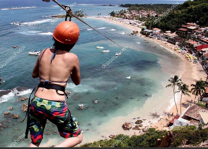 First Beach Zip line descent in Morro de Sao Paulo – Stock Editorial Photo ... photo