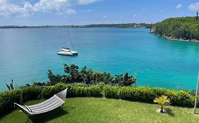 Oceanfront Dock Of The Bay Retreat Villa Somerset Village Exterior photo