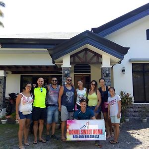 Bohol Sweet Home Bed And Breakfast Guindulman Exterior photo