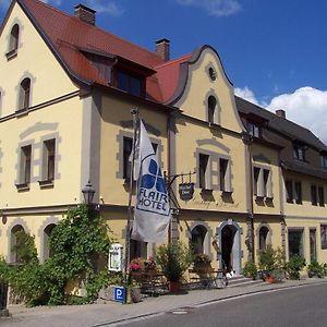 Hotel-Gasthof Die Post Brennerei Frankenhoehe Schillingsfuerst Exterior photo