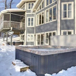 Ski-In/Car-Out, Hot Tub With Amazing Sunset View Villa Saint-Faustin Exterior photo