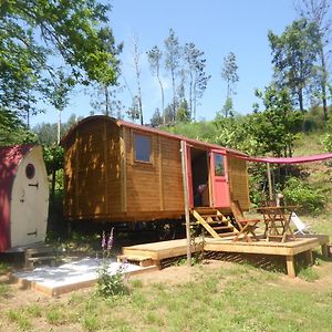 Rosa The Cosy Cabin - Gypsy Wagon - Shepherds Hut, River Views Off-Grid Eco Living Villa Pedrogao Grande Exterior photo