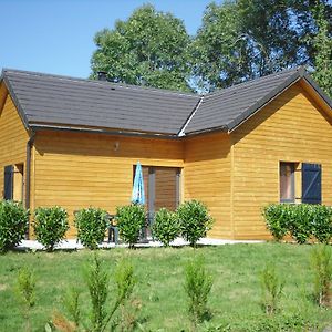 Gite Chalet Bois Avec Spa Privatif Villa Mauriac  Exterior photo