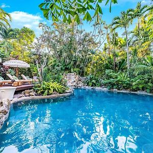 Tropical Jungle Pool Oasis Villa Fort Lauderdale Exterior photo