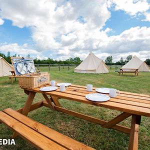 Bell Tent Glamping At Marwell Resort Winchester Exterior photo