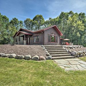 Quiet Lakeside Cabin Patio And Stunning Views! Villa Grantsburg Exterior photo