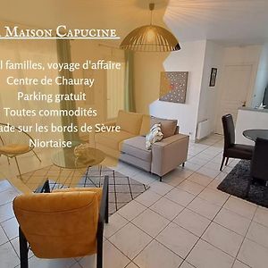 Maison Capucine: Business-Friendly Garden Retreat with WiFi & Netflix Villa Chauray Exterior photo