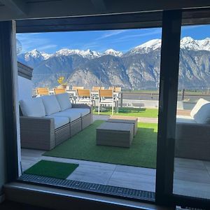 Penthouse Axams Spectacular Views And Large Terrace Apartment Innsbruck Exterior photo