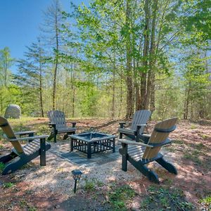 Cozy, Wood Cabin, Private And With Firepit Villa Rutherfordton Exterior photo