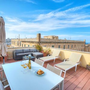 Comfy 1 Bedroom - Sun Terrace & Sea Views Gbuh1-1 Valletta Exterior photo