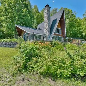 The Bison - Waterfront A-Frame With Private Dock Villa Grand-Remous Exterior photo