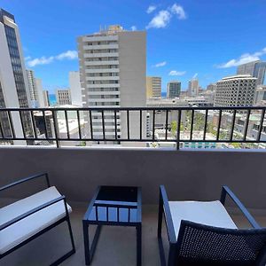 1508- Heart Of Waikiki With Kitchen-Free Parking-King Bed-Corner Unit Apartment Honolulu Exterior photo