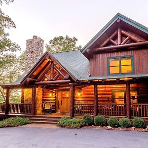 Cozy Log Cabin In The Clouds Villa Sylva Exterior photo