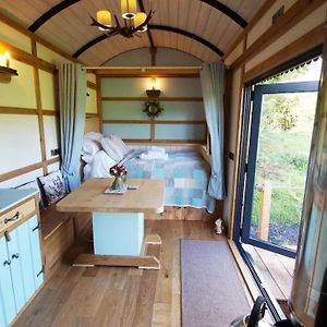 The Mallard Shepherd'S Hut With Hot Tub Brecon Exterior photo