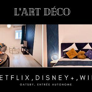 L'Art Deco 3 Etoiles Wifi, Netflix, Disney, Coeur De Bastide Apartment Villefranche-de-Rouergue Exterior photo