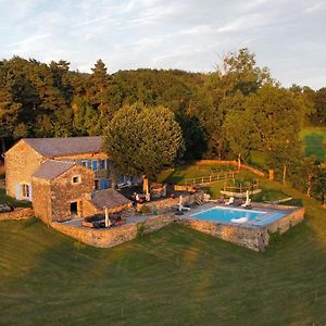 Corps De Ferme Renove Avec Piscine Et Terrasses Paisibles, A 1H30 De Lyon - Fr-1-582-396 Bed & Breakfast Saint-Etienne-Lardeyrol Exterior photo