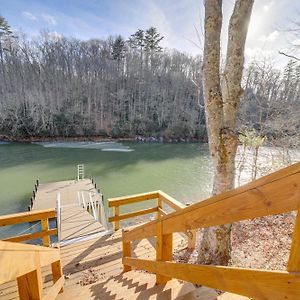 Lakeside Cashiers Cabin With Private Boat Dock! Villa Cullowhee Exterior photo