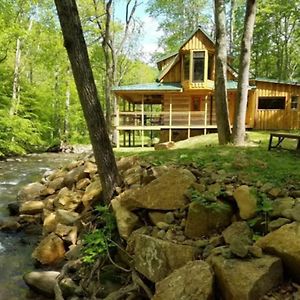 Log Cabin On The River Villa Stanardsville Exterior photo