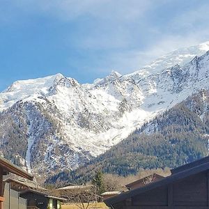 La Griaz - Chaleureux Et Cosy -Vue Sur Les Montagnes - Grand Balcon Apartment Les Houches Exterior photo