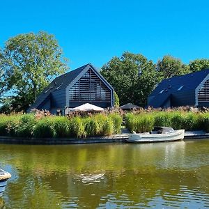 Modern Water Villa On The Frisian Water Balk Exterior photo