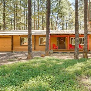 Cozy Pinetop Family Home 11 Mi To Rainbow Lake! Indian Pine Exterior photo