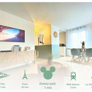 L'Organik Disney 7 Min Gare 5 Min Parking Prive Apartment Chessy  Exterior photo