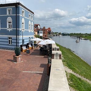 Pension Zum Goldenen Anker Direkt An Der Elbe Hotel Wittenberge Exterior photo