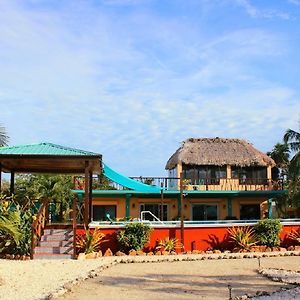 Seafront Caribbean Tropical Luxurious Home In Sarteneja Exterior photo