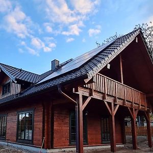 Blockhaus An Der Dahme , Ferienhaus Villa Halbe Exterior photo