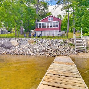 Androscoggin Lakefront Cottage, Boat Dock And Views! Winthrop Exterior photo