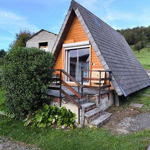 Petit Chalet Avec Terrasse Villa Oust Exterior photo