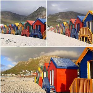 'Just Beachy' Muizenberg Beachfront Apartment Cape Town Exterior photo