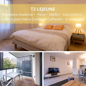 T3 Lejeune, Hypercentre, Calme, Fibre, Balcon, 5 Min A Pied Metro Compans-Caffarelli Apartment Toulouse Exterior photo